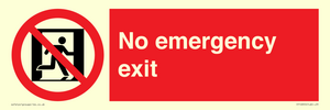 FP10955: No emergency exit