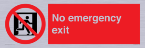FP10955: No emergency exit