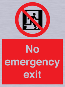 FP10955: No emergency exit