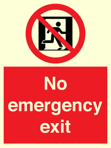FP10955: No emergency exit
