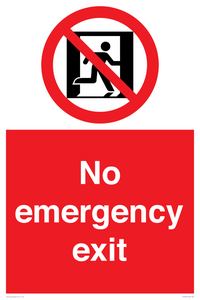 FP10955: No emergency exit