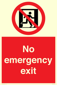 FP10955: No emergency exit
