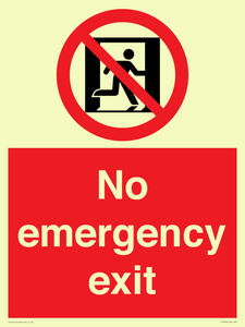 FP10955: No emergency exit