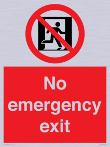 FP10955: No emergency exit