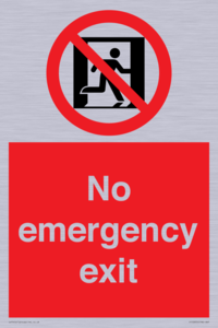 FP10955: No emergency exit