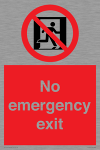 FP10955: No emergency exit