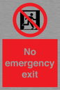 FP10955: No emergency exit