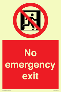 FP10955: No emergency exit