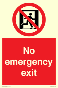 FP10955: No emergency exit