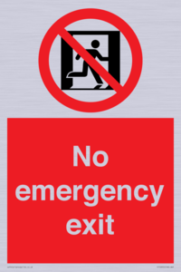 FP10955: No emergency exit
