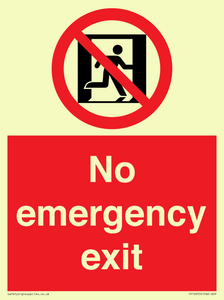 FP10955: No emergency exit