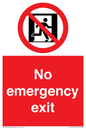 FP10955: No emergency exit