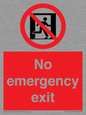FP10955: No emergency exit