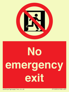 FP10955: No emergency exit