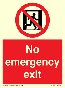FP10955: No emergency exit