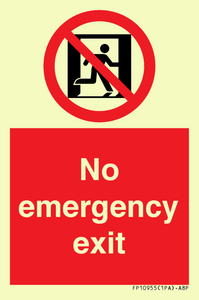FP10955: No emergency exit