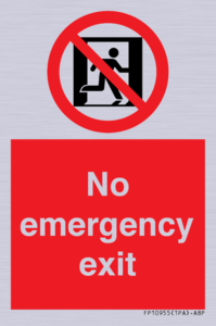 FP10955: No emergency exit