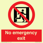 FP10955: No emergency exit