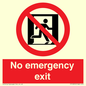 FP10955: No emergency exit