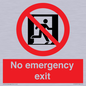 FP10955: No emergency exit