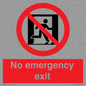 FP10955: No emergency exit