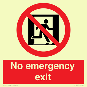 FP10955: No emergency exit