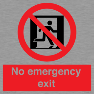 FP10955: No emergency exit