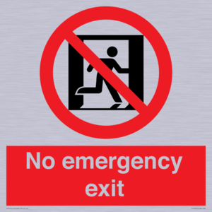 FP10955: No emergency exit