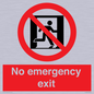 FP10955: No emergency exit