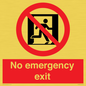 FP10955: No emergency exit