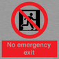 FP10955: No emergency exit