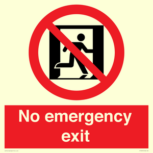 FP10955: No emergency exit