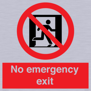 FP10955: No emergency exit