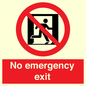 FP10955: No emergency exit