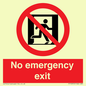 FP10955: No emergency exit