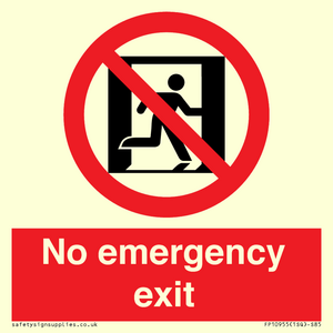 FP10955: No emergency exit
