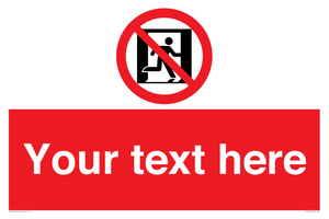 FP10957: Custom prohibition: No emergency exit