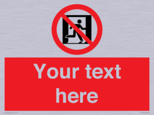 FP10957: Custom prohibition: No emergency exit