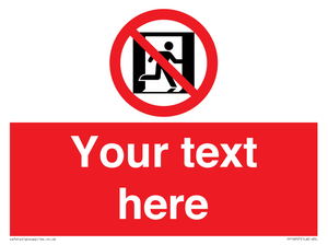 FP10957: Custom prohibition: No emergency exit
