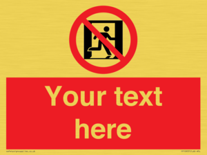 FP10957: Custom prohibition: No emergency exit