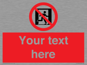 FP10957: Custom prohibition: No emergency exit