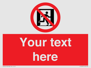 FP10957: Custom prohibition: No emergency exit