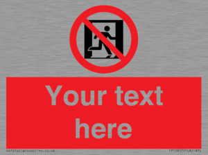 FP10957: Custom prohibition: No emergency exit