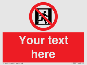 FP10957: Custom prohibition: No emergency exit