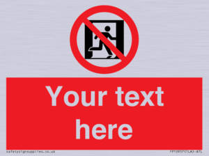 FP10957: Custom prohibition: No emergency exit