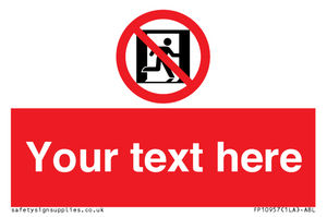 FP10957: Custom prohibition: No emergency exit