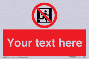 FP10957: Custom prohibition: No emergency exit