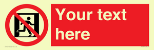 FP10957: Custom prohibition: No emergency exit