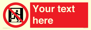 FP10957: Custom prohibition: No emergency exit