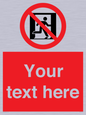 FP10957: Custom prohibition: No emergency exit
